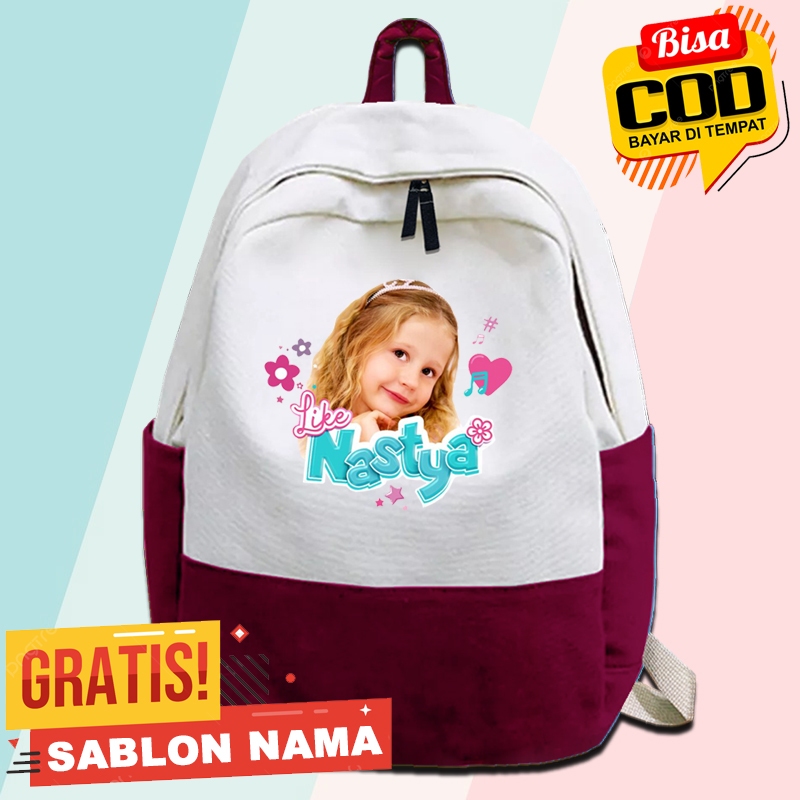 Tas Ransel Tas Sekolah Anak Motif Like Natasha