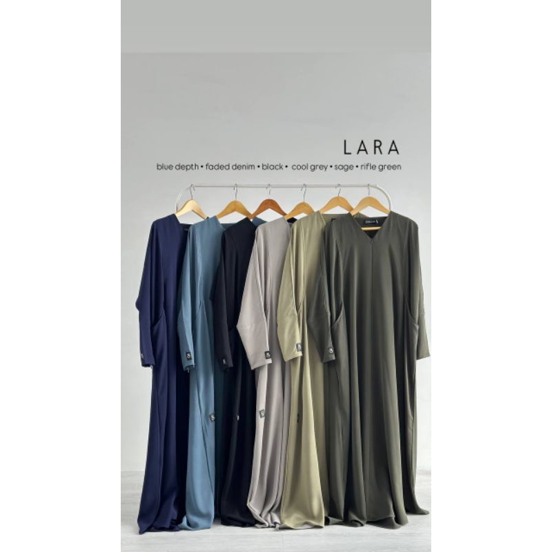 SIAP KIRIM | Abaya Lara | Sidra CO | Khimar NP Aurora | Tie Back Auora | Abaya