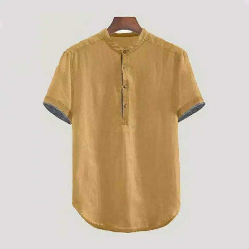 BAJU KOKO PRIA DEWASA LENGAN PENDEK/KOKO KURTA PAKISTAN LENGAN PENDEK/KOKO LENGAN PENDEK