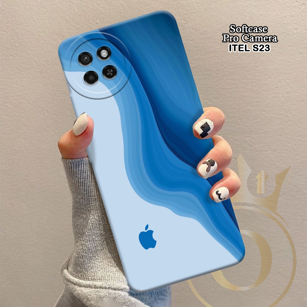 Softcase ITEL S23 - ORORA - Casing ITEL S23  - Motif case Abstrak - ITEL - Softcase ITEL S23  Pelind