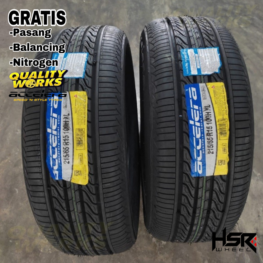 BAN MOBIL MURAH RING 15 ACCELERA 215 65 R15 ECO PLUSH TUBLLES 215/65 R15