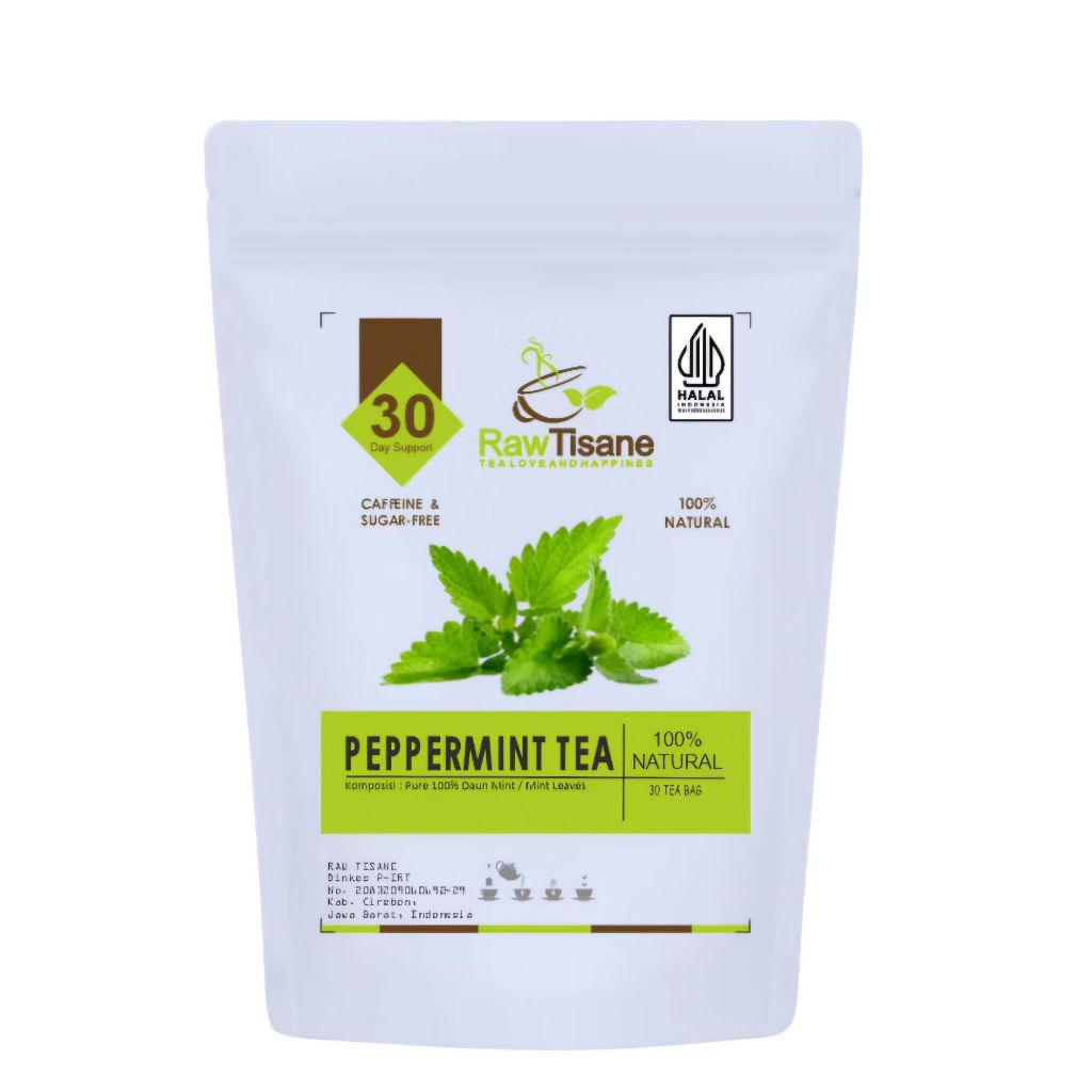 

PEPPERMINT TEA Isi 30 Teh Celup Herbal Daun Mint