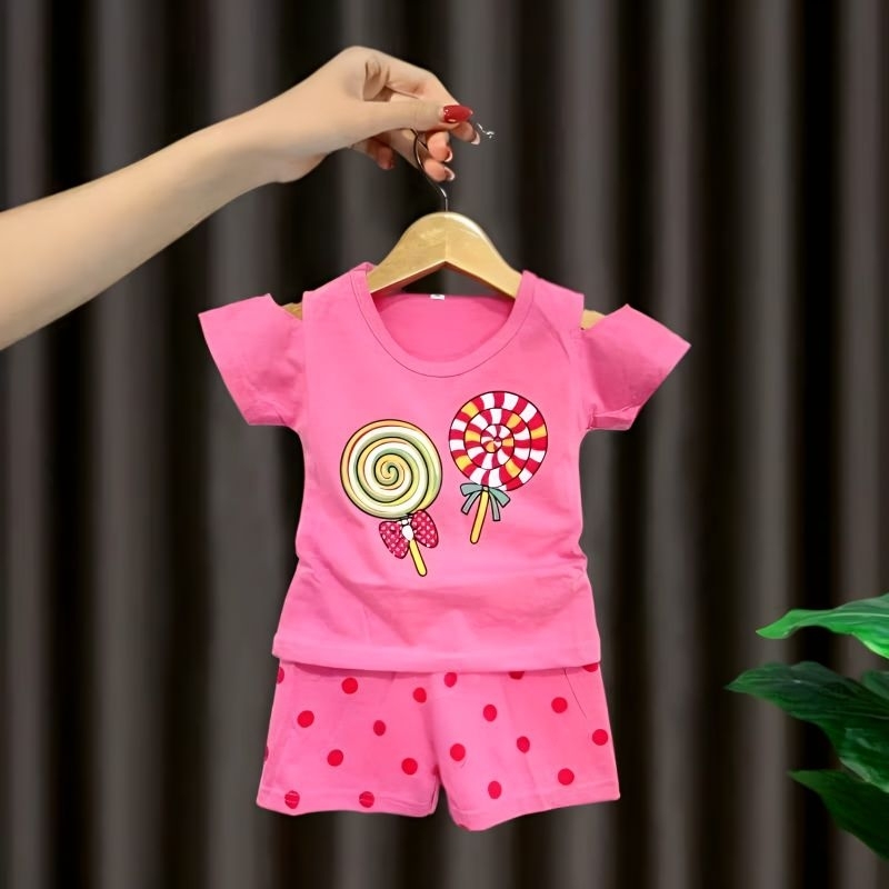 FAMEEL KIDS - SETELAN BAJU ANAK PEREMPUAN SABRINA - FASHION KOREA BAJU ANAK CEWEK SABRINA USIA 1-7 T