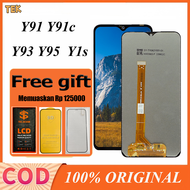 LCD VIVO Y91 Y91c Y93 Y95  Y1s ORIGINAL 100%  Fullset Resolusi Tinggi  Layar HP Touchscreen Full set
