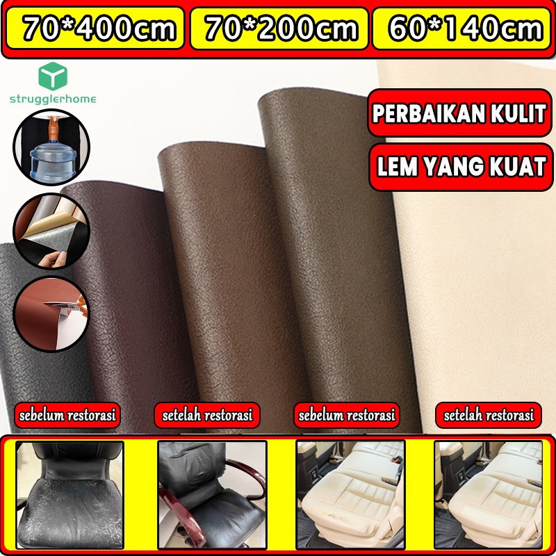 【upgrade】stiker kursi stiker jok kursi kulit sticker sofa sticker kulit jok motor sofa cover