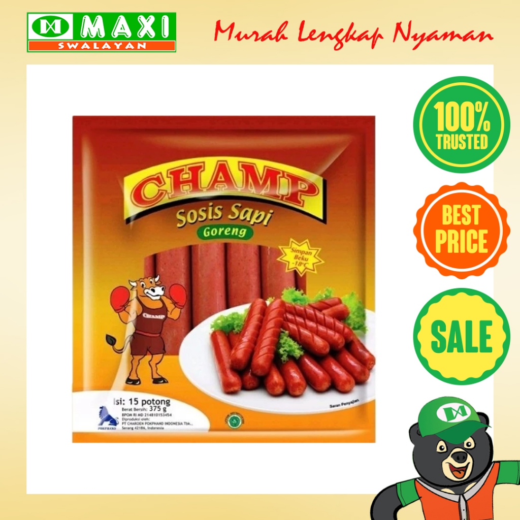 

Champ Sosis Sapi Kemasan 375gr