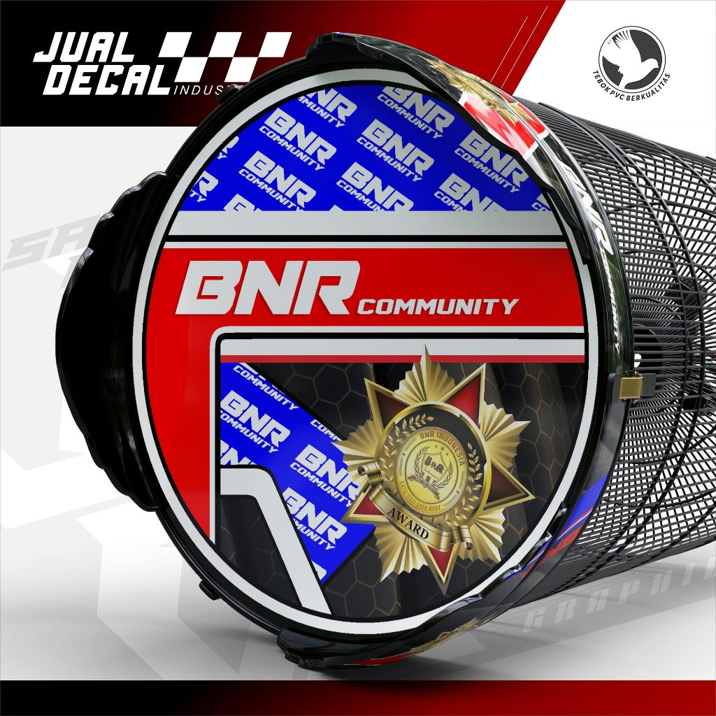 Stiker Sangkar Murai Variasi BNR COMUNITY Decal Tebok Burung No 1 No 2 No 3