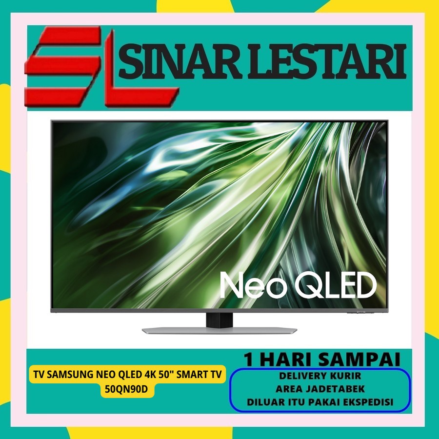 TV SAMSUNG 50QN90D NEO QLED 4K 50 INCH SMART TV W/QUANTUM MATRIX 2024