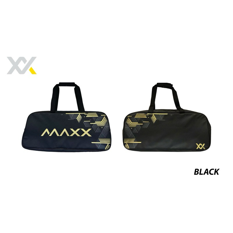 TAS BADMINTON MAXX 2 RUANG PETAK / BLACK