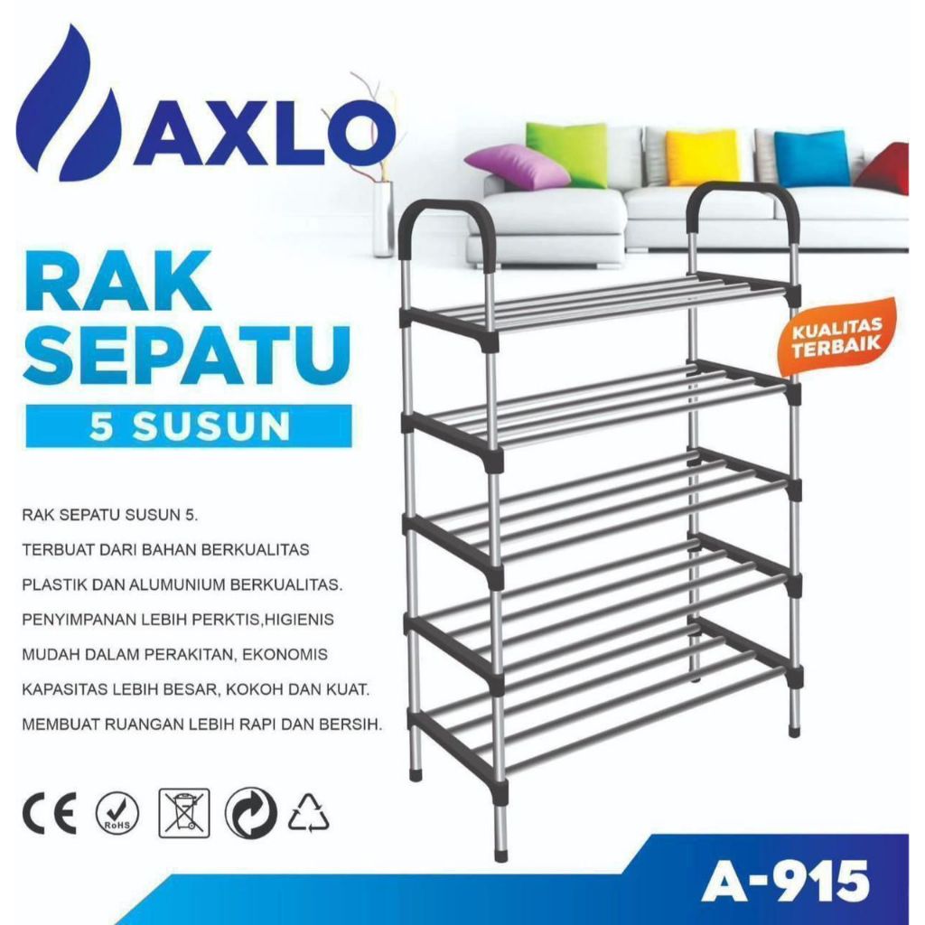AXLO Rak Sepatu Susun 5 A-915