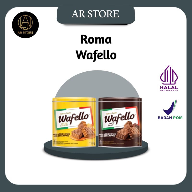 

Wafello Wafer Biskuit Kaleng 228 g