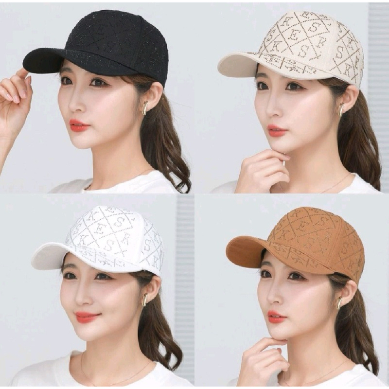 TERBARU~COD Topi Baseball Fashion Wanita Blink2 High Quality Import