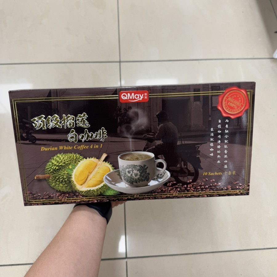 

QMAY DURIAN WHITE COFFEE 4in1 300gr