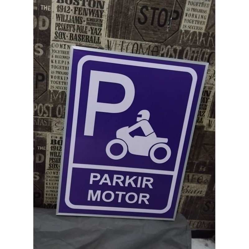 

Papan Plang Parkir Cafe Kursus Hotel Mall