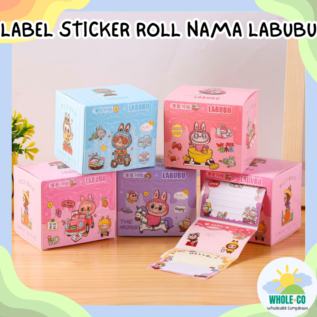 

Label Sticker Nama Labubu Roll Premium Buku Kertas Bekal Pastel Lucu Unik Imut termurah Grosir Cod