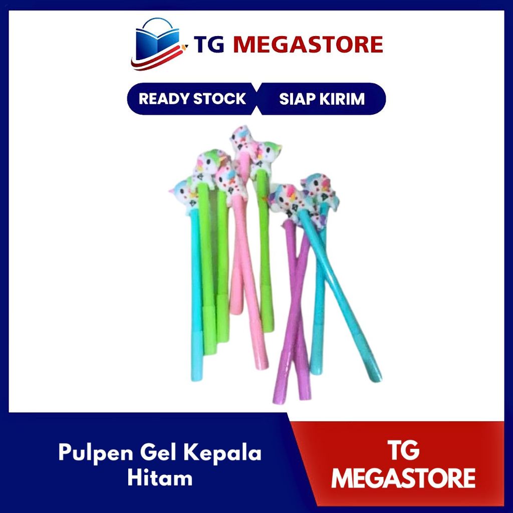 

Pulpen Gel Kepala - Hitam