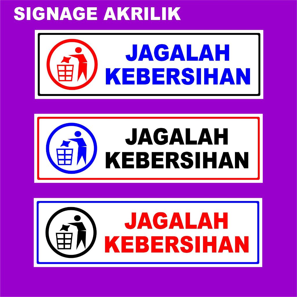 

Signage Akrilik Toilet Pria Wanita Papan Tanda jagalah Kebersihan