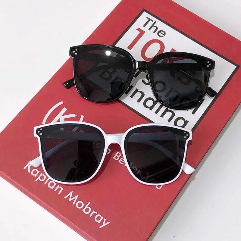 Kacamata Hitam Besar Untuk Pria Dan Wanita / Kacamata Retro Hitam Frame Besar Kacamata Hitam Kotak