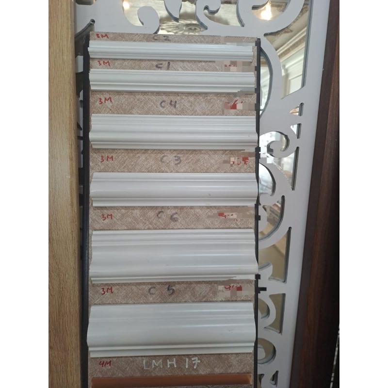 Lis Dinding Moulding pvc merk WMS