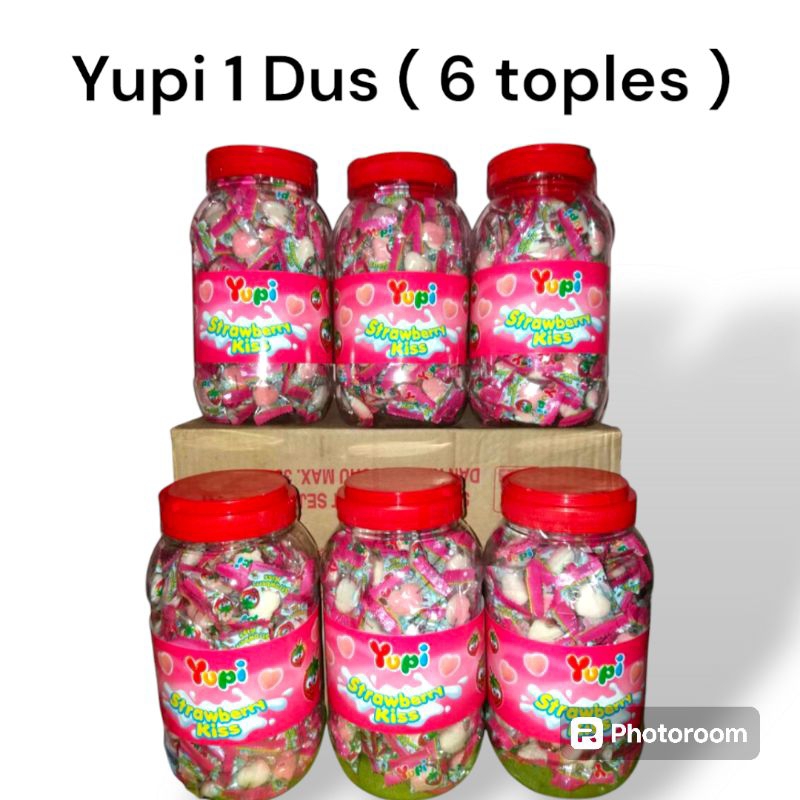 

yupi 1 dus isi 6 toples / yupi isi 6 toples ( 300gr)