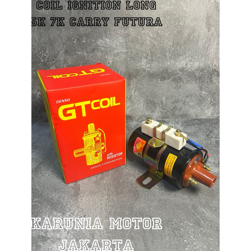 IGNITION COIL - COIL KOIL PANJANG LONG DENSO 12V KIJANG 5k 7K CARRY FUTURA ORIGINAL