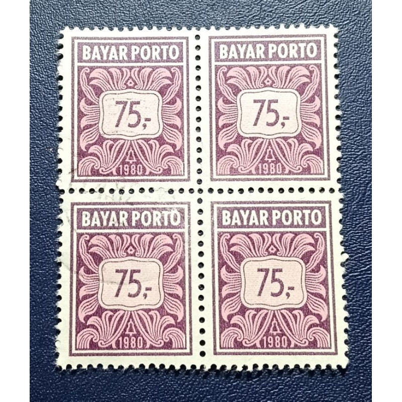 

Prangko Lawas RI Seri Bayar Porto Nominal 75 Blok 4 (4 keping) THN 1980