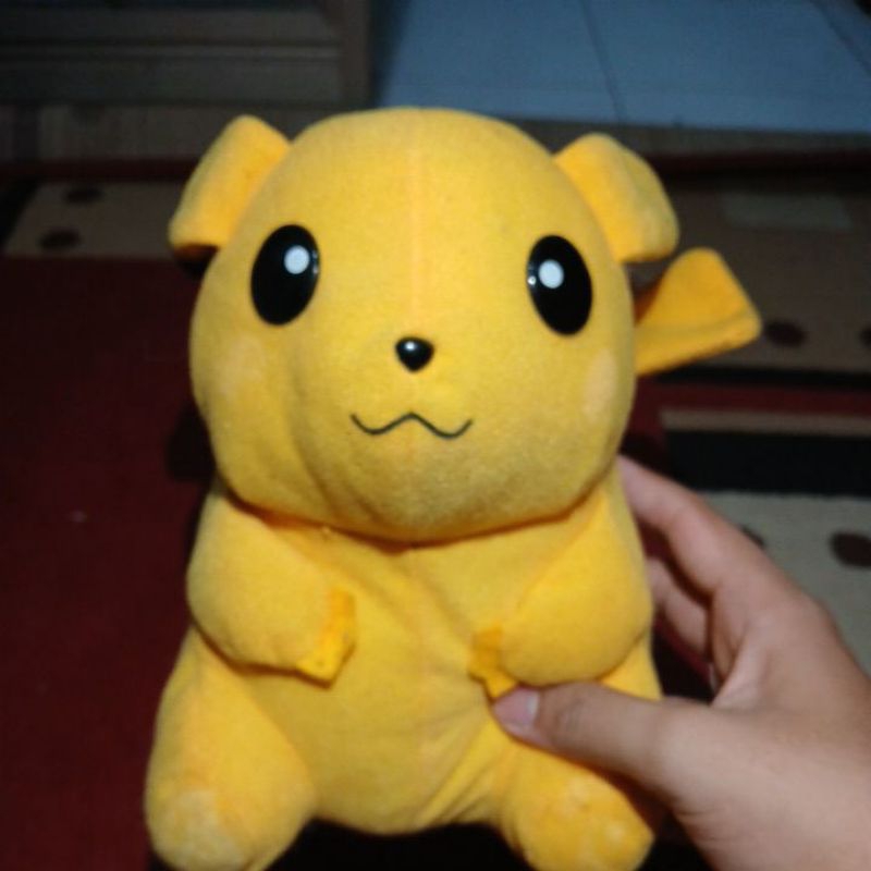 Banpresto Merah Mata Keras Vintage Pikacu Pokemon Plush
