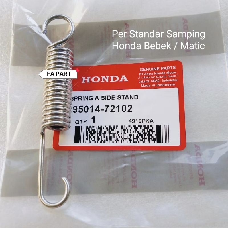 95014-72102 Per Standar Samping HONDA BEBEK / MATIC