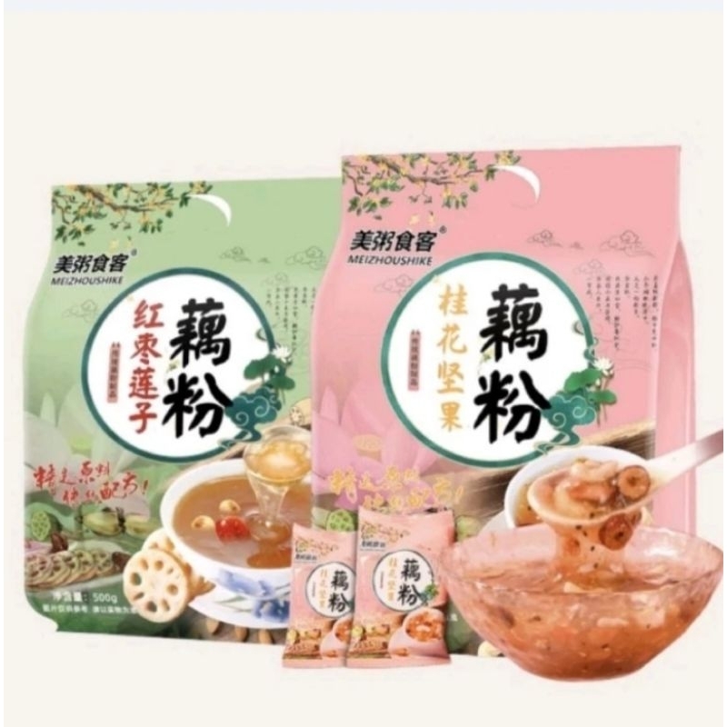 

Bubuk akar teratai lotus loot powder sachet-oufen sachet isi 14 sachet