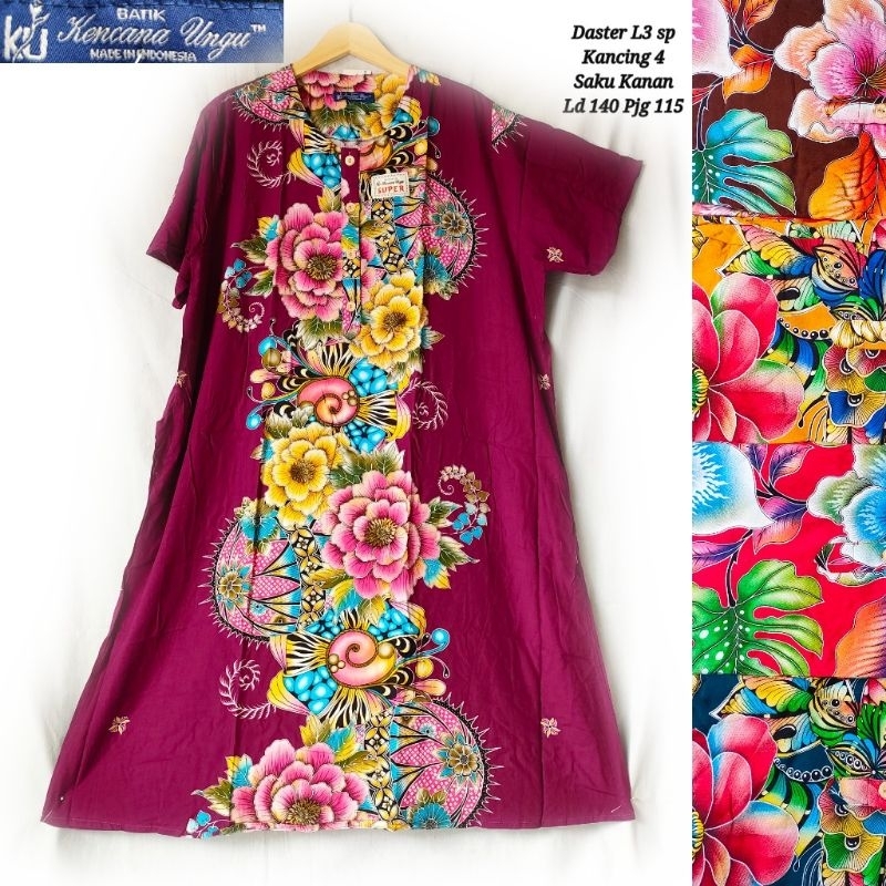 Daster Jumbo Ld 140 Kencana Ungu