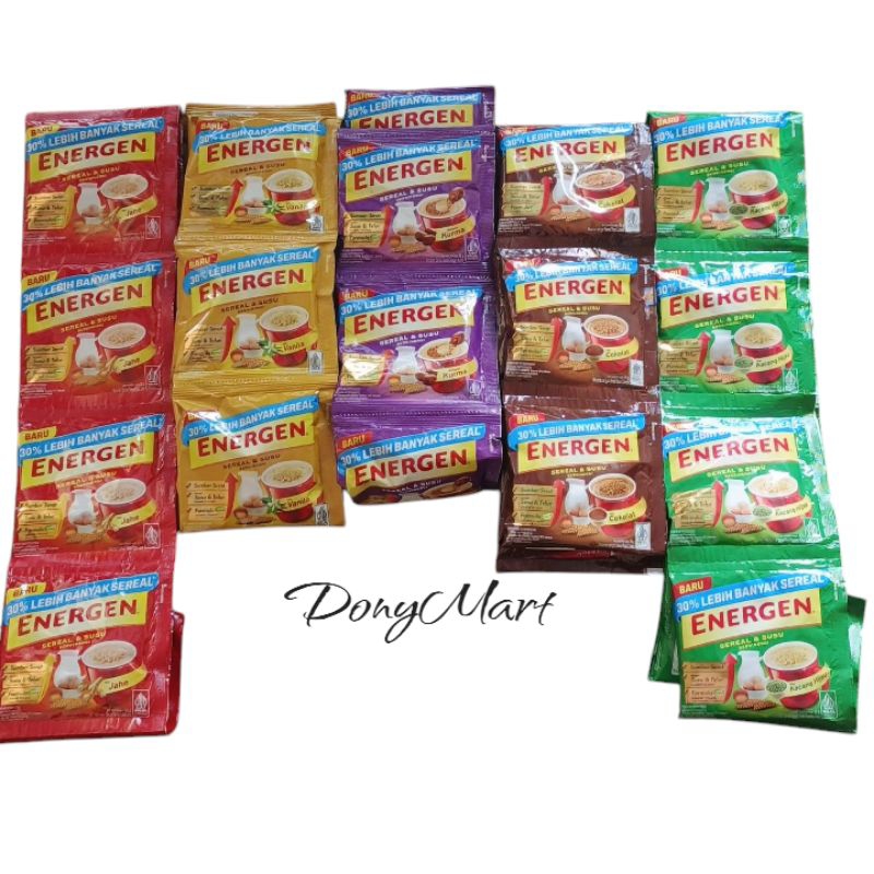 

Energen Susu Sereal Aneka Rasa Renceng isi 10 Sachet All Varian