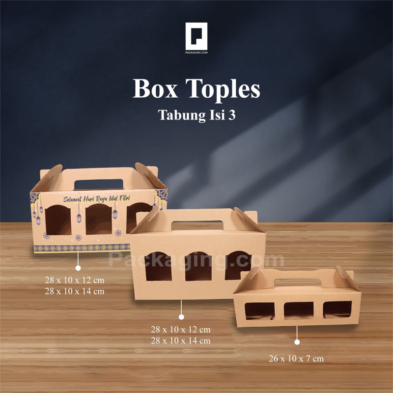 

Box Toples Tabung 800ml/Gable Box/Box Jinjing uk 28x10x14/Box Toples 3`14/Box Toples isi 3/Box Toples