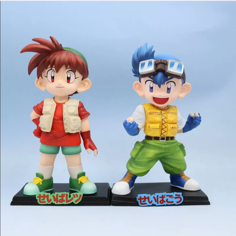 NEW MODEL Figure Anime Mini 4wd Bakusou Kyoudai Retsu Seiba dan Go Seiba Gaya Baru
