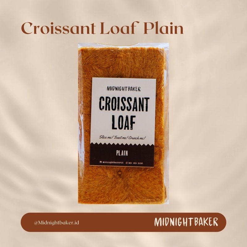 

Croissant Loaf Plain Midnight Baker