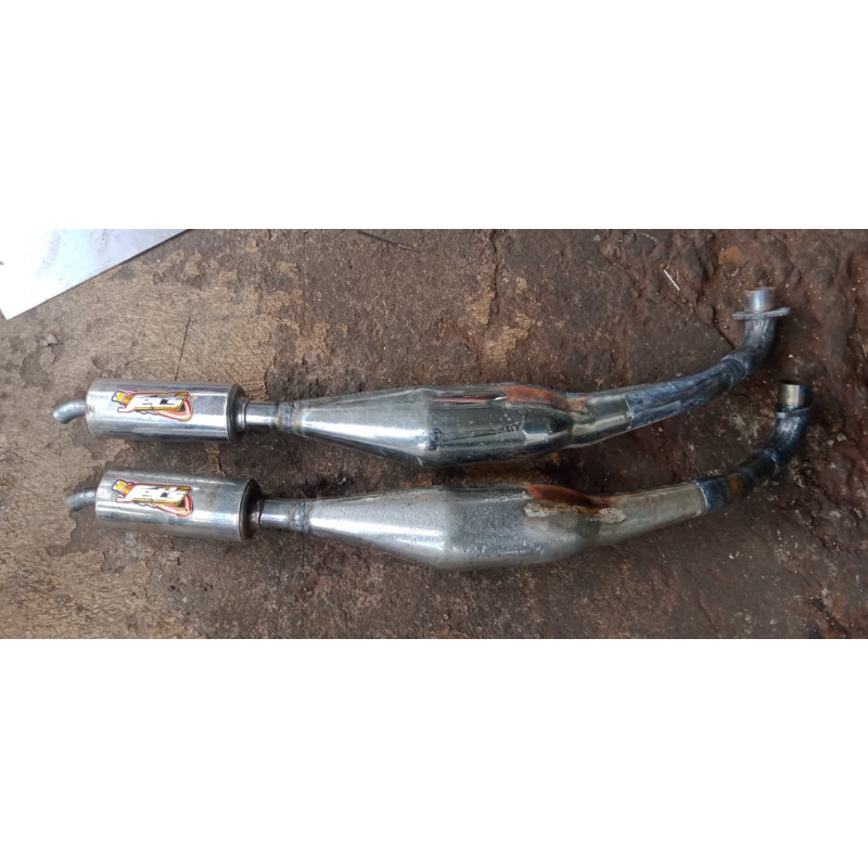 Knalpot Jets Exhaus FIZR FORCE1 FIZ R Bobokan Road Race 116 125CC Original Racing Jets Exhaus