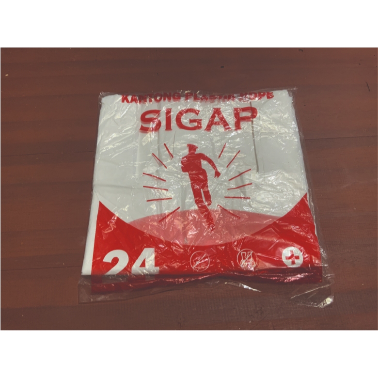 KANTONG PLASTIK KRESEK HD / HDPE PUTIH SUSU TEBAL 24 Besar / Sedang