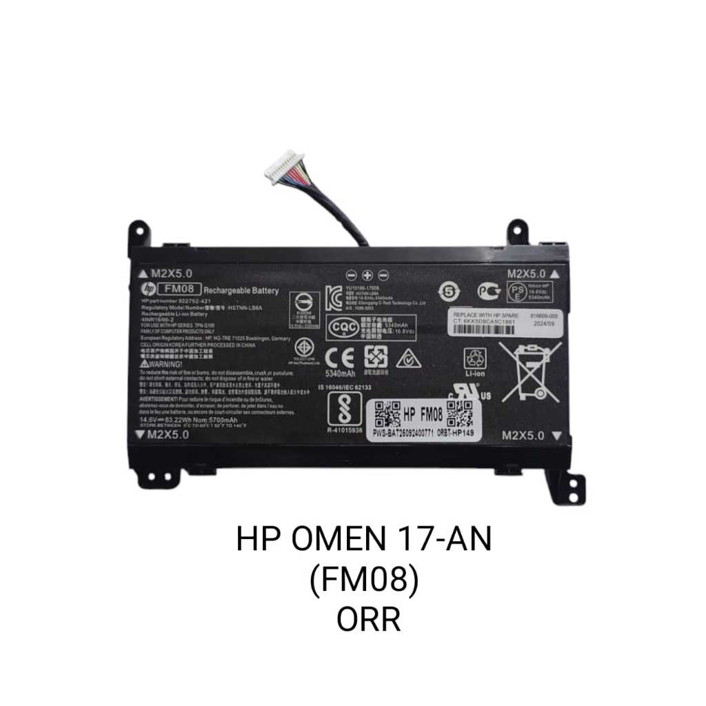 BATERY HP OMEN 17-AN (FM08) ORR