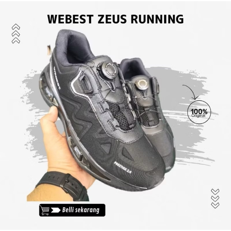 SEPATU LARI WEBEST / SEPATU RUNNING WEBEST / SEPATU TALI PUTAR / WEBEST RUNNING
