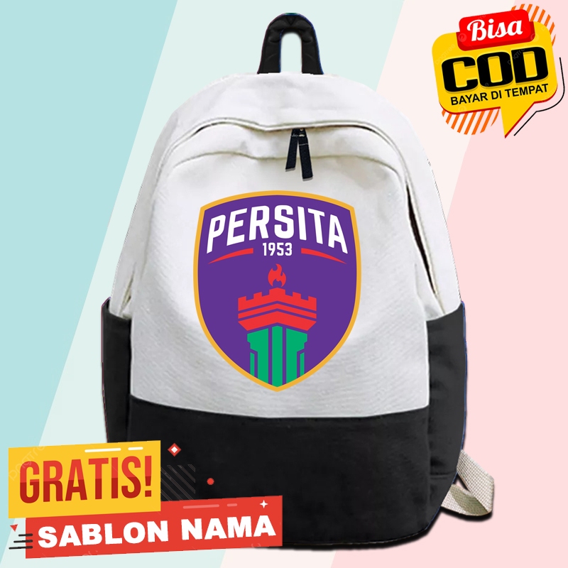 Tas Ransel Anak Persita / Tas Gendong Anak Sekolah TK SD Ngaji Laki Laki & Perempuan Custom Nama Per