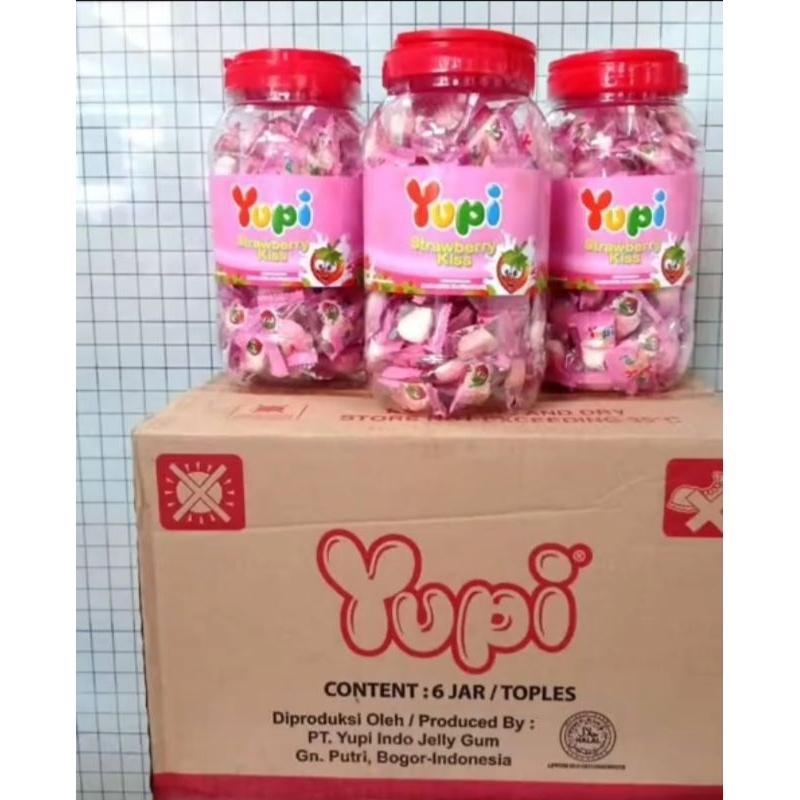 Permen Yupi Toples 1dus isi6