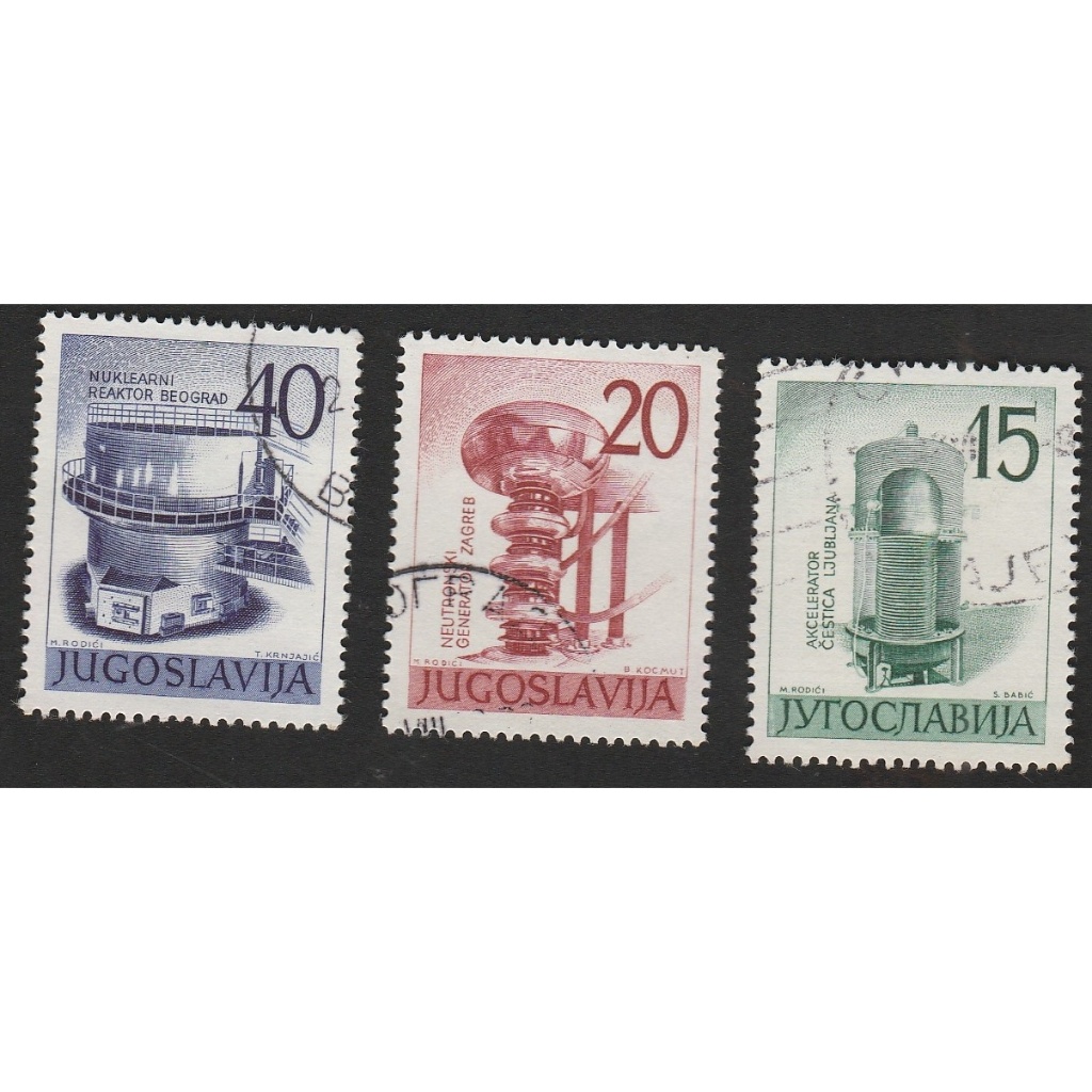 

A 11654 TIGA BUAH PRANGKO JUGOSLAVIJA TEMA REAKTOR NUKLIR BEOGRAD DENGAN KONDISI SUDAH ADA CAP