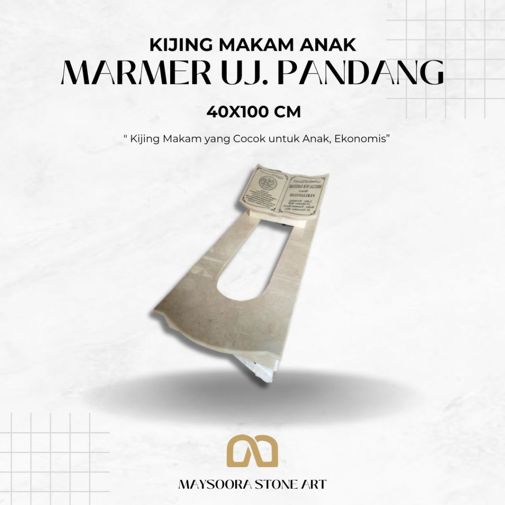 KIJING MAKAM ANAK MARMER LOKAL 1 TRAP ( NON COD)