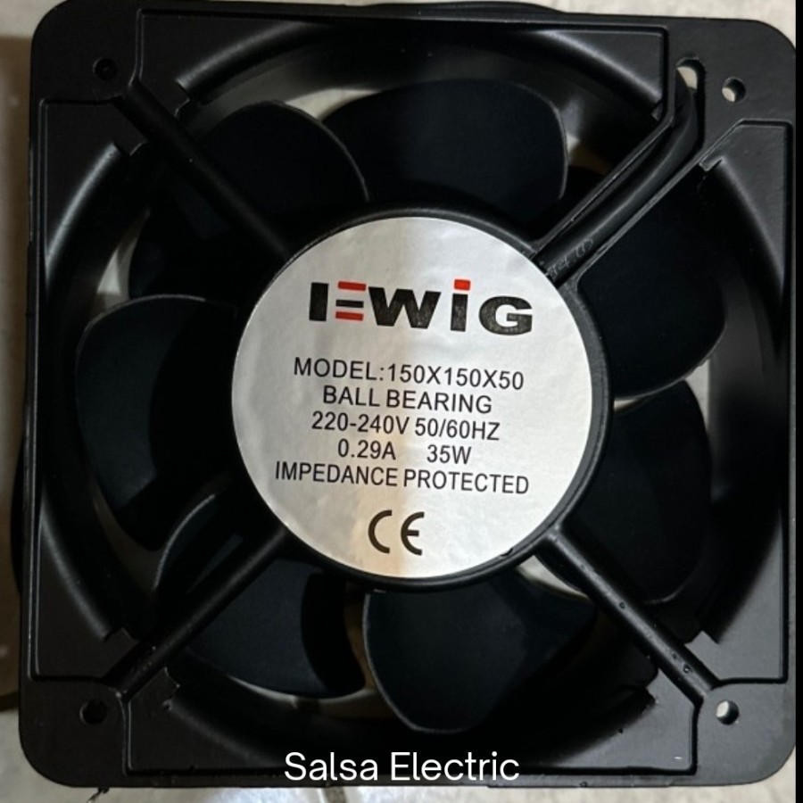 Exhaust Fan Ewig 150x150x50 6 inch 6" / Kipas Hisap Ewig 150x150x50 6"