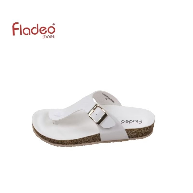 Sendal Fladeo Wanita Putih jepit Sandal Cewe New 37-40