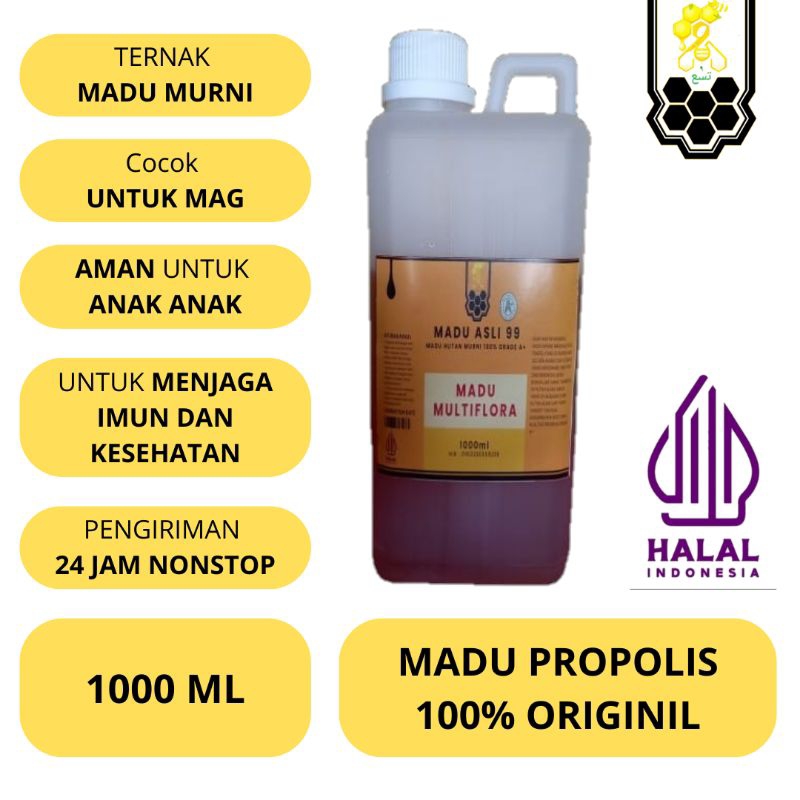 

Madu Asli Hutan Liar Madu Asli 99 | Madu Murni Forest Honey 1000Ml