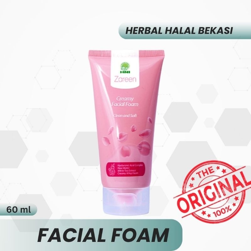 CREAMY FACIAL FOAM HNI Facial wajah facial hpai Sabun Pembersih Wajah sabun wajah lembut ,membersihk