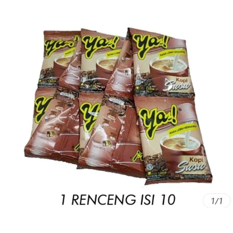 

KOPI YA KOPI SUSU RENTENG RENCENG (ISI 10 SACHET)