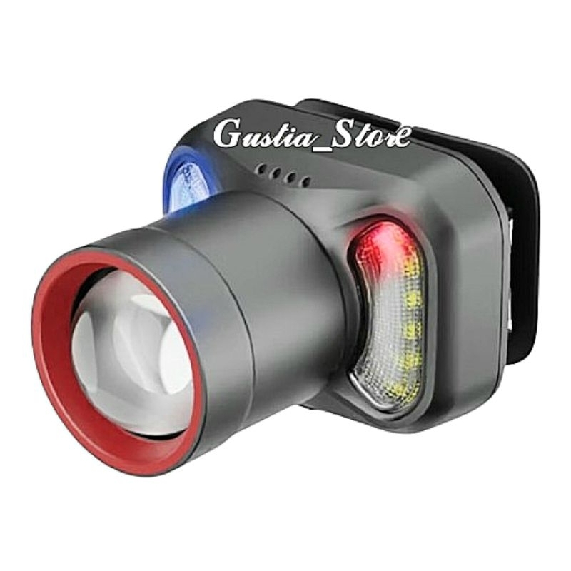 Senter Kepala LED Luby 85W L-2925L PRO Cahaya Putih & L-2925K PRO Cahaya Kuning Zoom Flash