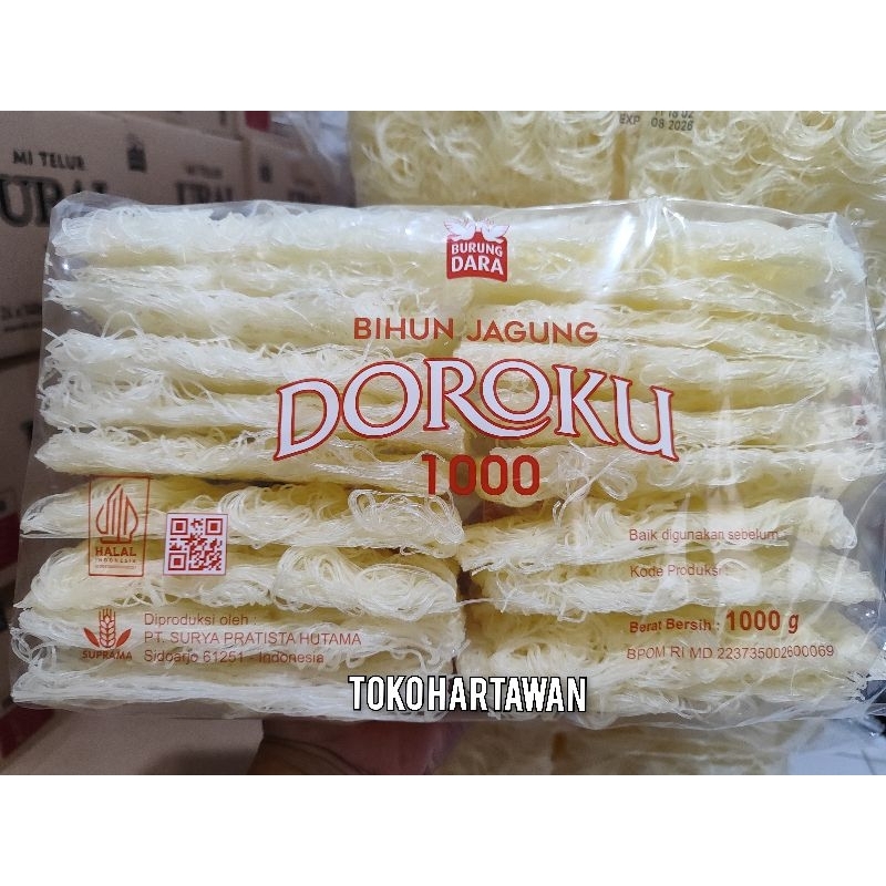 

Bihun Jagung DOROKU 1000gr 20keping