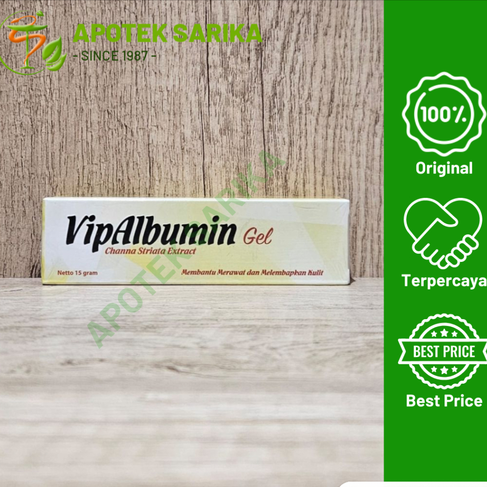 VIPALBUMIN GEL 15GR/SALEP EXTRAK IKAN GABUS